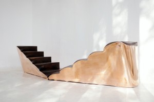 <a href=https://www.galeriegosserez.com/gosserez/artistes/loellmann-valentin.html>Valentin Loellmann </a> - Copper - Steps sculpture
